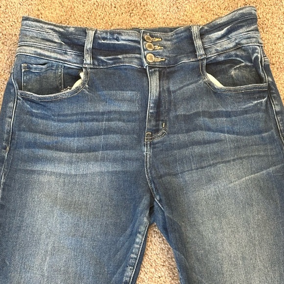 KanCan Dark Blue Flare Jeans Women’s Size 31 - Picture 3 of 9